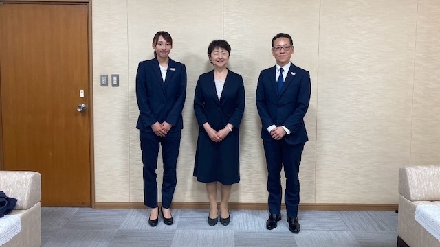 行田市への表敬訪問（シーズン終了報告）実施